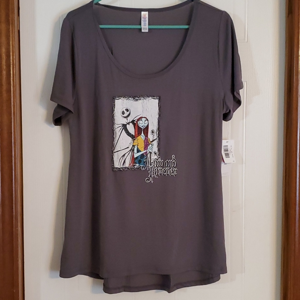 NWT Lularoe Nighmare Before Christmas Classic Tee
